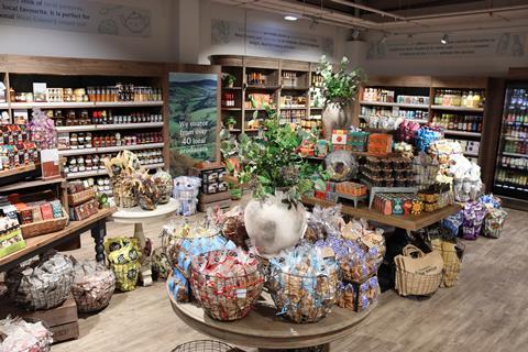 Interior of Roadchef Farm Shop